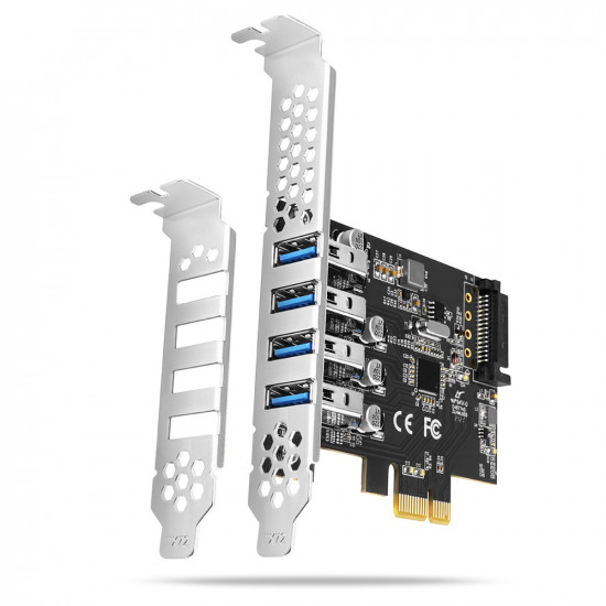 AXAGON PCEU-43RS PCIe A dapter 4x USB3.0 UASP V