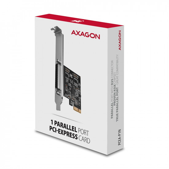 AXAGON PCEA-P1N, PCIe controller 1x port LPT