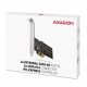 AXAGON PCES-SA4M2 PCIe controller 2x port + M.