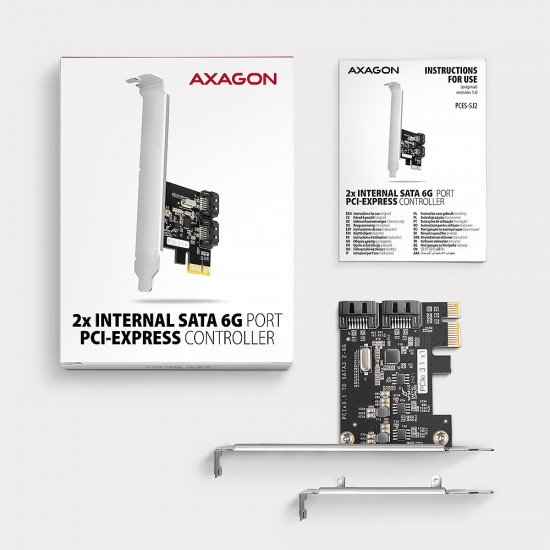 PCES-SJ2 PCIe 2x SATA int. controller JMB582