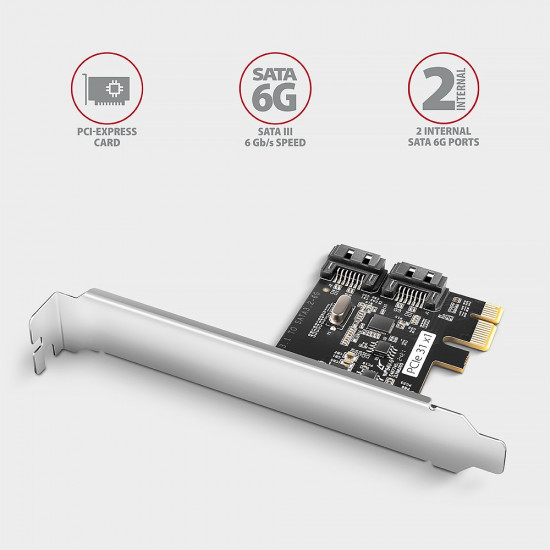 PCES-SJ2 PCIe 2x SATA int. controller JMB582