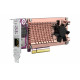 Expansion card QM2-2P10G1TB 2xPCI e 1 x Marvell AQC113C