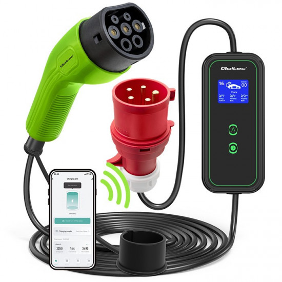 Mobile EV charger with adjustable 2in1