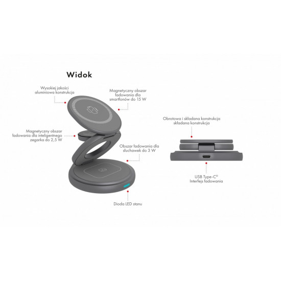 ICY BOX IB-SH101-CH Wireless Charger