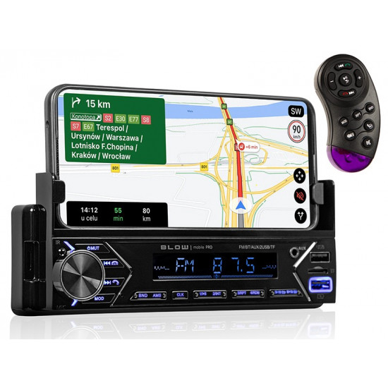 Radio BLOW MOBILE PRO 1DIN uchwyt SMART 