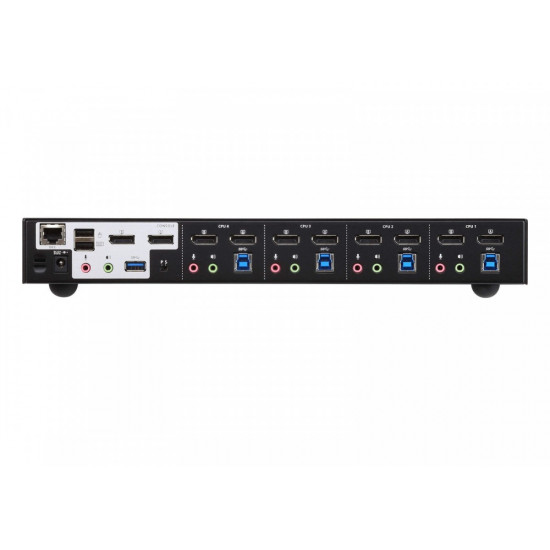 4-Port USB 3.0 4K DP Dual Display KVMP Switch