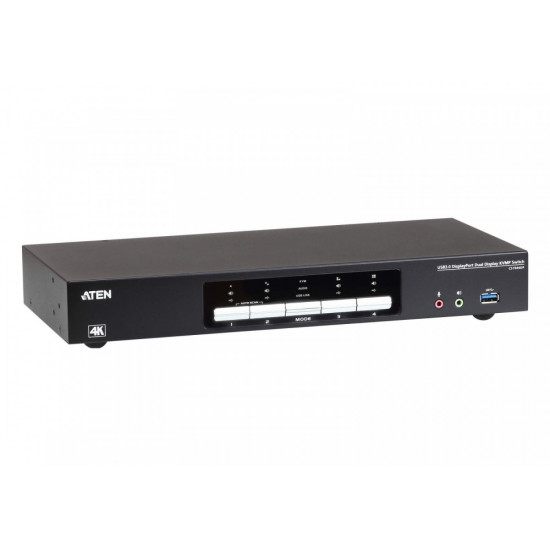 4-Port USB 3.0 4K DP Dual Display KVMP Switch