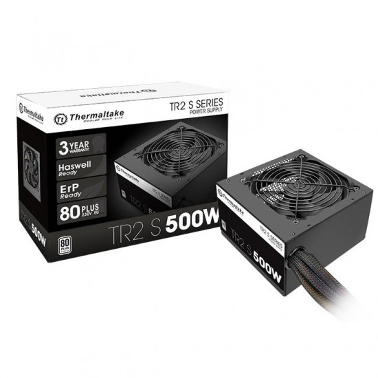 TR2 S Black 500W (80+ 230V EU, 2xPEG, 120mm, Single Rail)