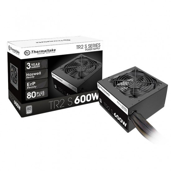 TR2 S Black 600W (80+ 230V EU, 2xPEG, 120mm, Single Rail)