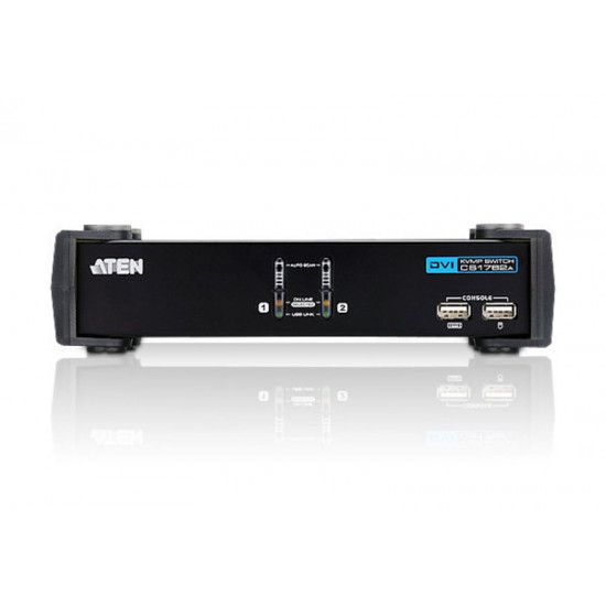 2port DVI KVMP USB hub, audio, 1.2m