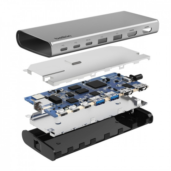 USB-C 8-in-1 dual displ HUB