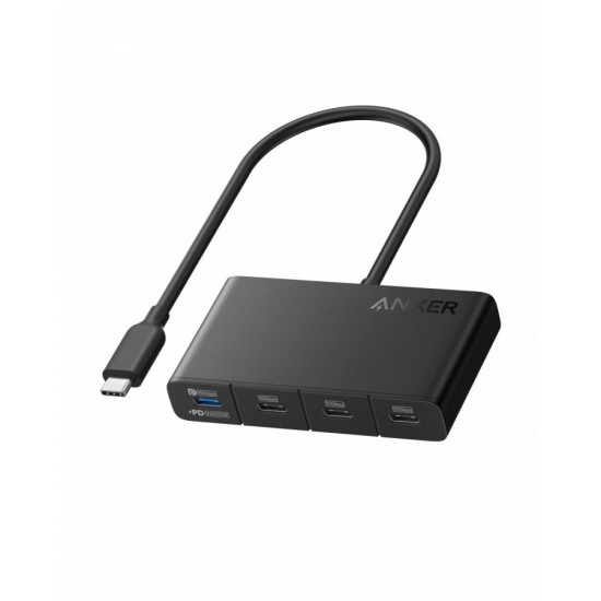 Anker 4w1 hub USB-C 10Gbps black