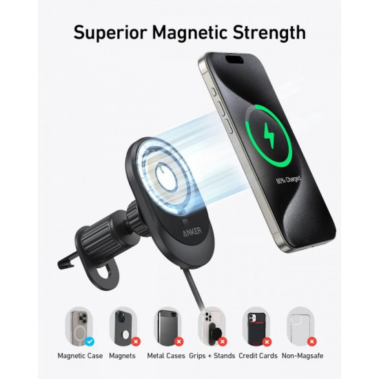 Charger MagGo Qi2 15W Black