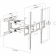 TV Wall Mount 43-100& 39 & 39 MC-423 80kg