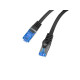 Patchcord kat.6a S/FTP 0.25m PCF6A-10CC-0025-BK