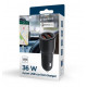 Car charger 2xUSB-A QC3.0 36W black