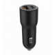 Car Charger USB-A/USB/C 38W PD black