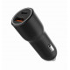 Car Charger USB-A/USB/C 38W PD black