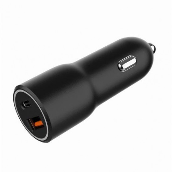 Car Charger USB-A/USB/C 38W PD black