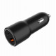 Car Charger USB-A/USB/C 38W PD black