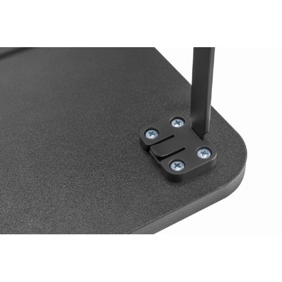 Monitor stand for 2 screens rectangle black