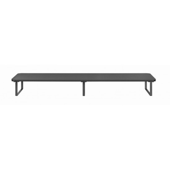 Monitor stand for 2 screens rectangle black