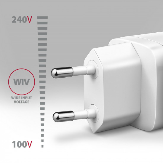 ACU-PD20W PD&PQ wall ch arger 20W 1x port white