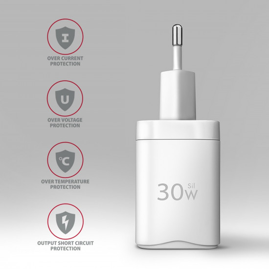 ACU-PD30W PD&QC wall ch arger 30W 1x port USB-C