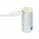 Rechargeble battery 16340 3V Li-ion 700 mAh micro USB 