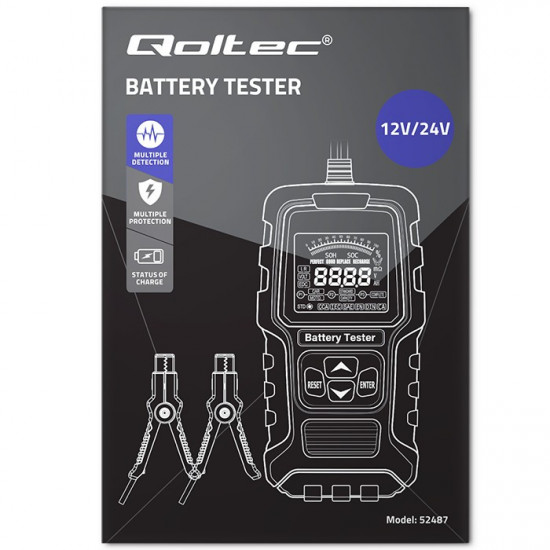 LCD digital battery tester,12V,24V