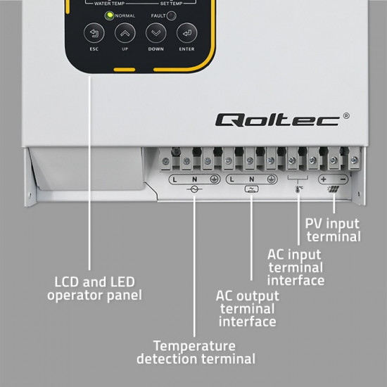 Solar inverter for water heating ECO solar boos