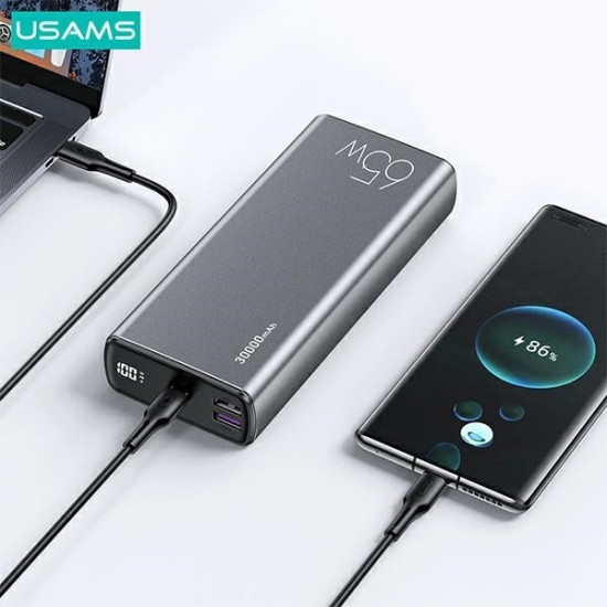 Powerbank 30000mAh 65W PB59 2xUSB+USB-C Fast