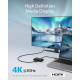 USB-C Hub 3-in-1 4K HDMI Grey