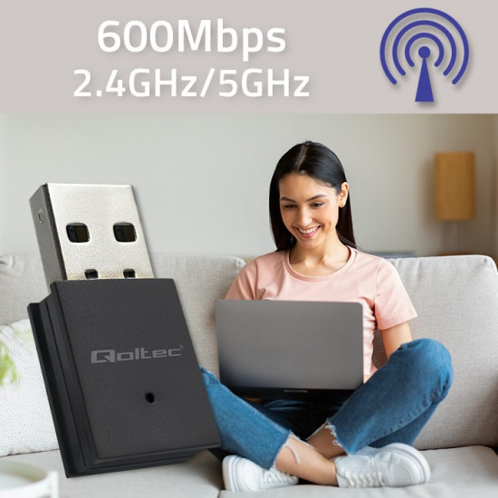 Adapter WiFi,BT4.0,USB 600Mbps, wireless