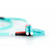 Patch cord FO LC/LC, dplx, MM 50/125, OM3, LSOH, 1m, turquoise