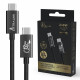 Cable USB Type-C to USB Type-C Smart Life Braided 240W 2m black