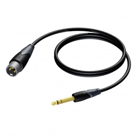 XLR MALE 6,3 MM JACK MALE STEREO 3 M