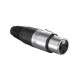 Cable connector - 3-pin xlr female Connector