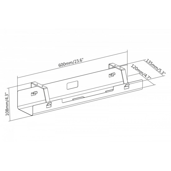 Cable management tray DA-90450