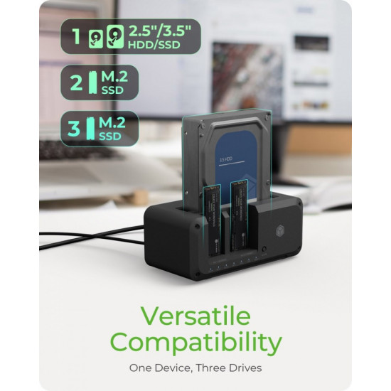 ICY BOX IB-2924MSCL-C31 Docking&CloneStation