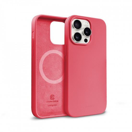 Case iPhone 15 Pro Max MagSafe pink