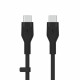 Cable BoostCharge USB-C/USB-C 2.0 silicone 1m, black