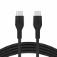 Cable BoostCharge USB-C/USB-C 2.0 silicone 1m, black