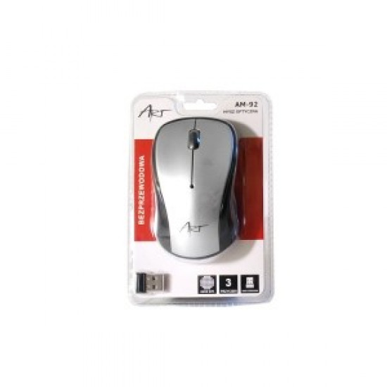 ART cordless-optical mouse AM-92B silver