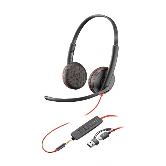 Blackwire 3225 USB-C/A Headset+3,5mm 8X229A