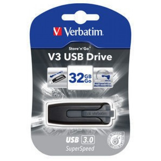 V3 USB 3.0 Drive 32GB Black