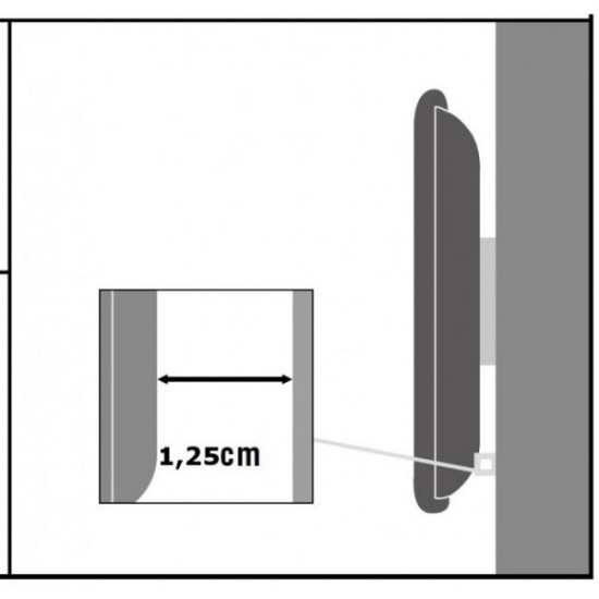 Wall mount for TV LCD/L ED 13-37inch 35kg VESA