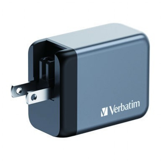 VERBATIM GNC-65 32201 GaN 65W, 2xUSB-C 1xUSB-