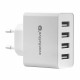 PHONE CHARGER 4X USB 5A WHITE