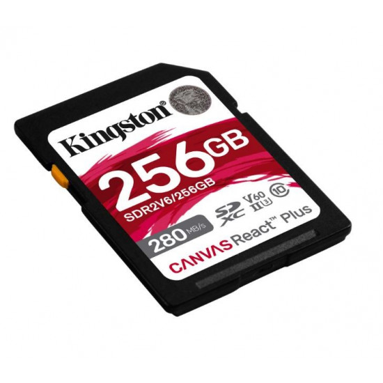 Karta pamięci SD 256GB React Plus 280/150/MB/s U3 V60